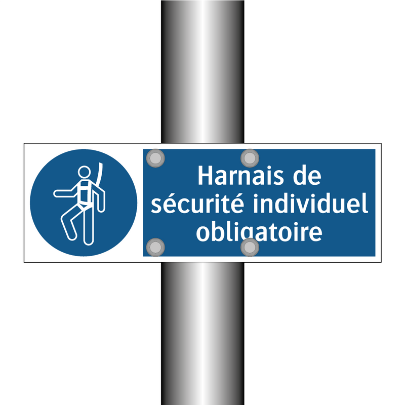 Harnais de sécurité individuel obligatoire