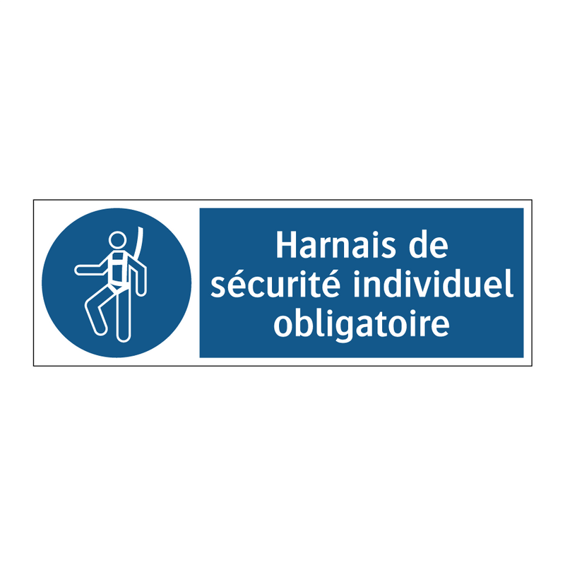Harnais de sécurité individuel obligatoire