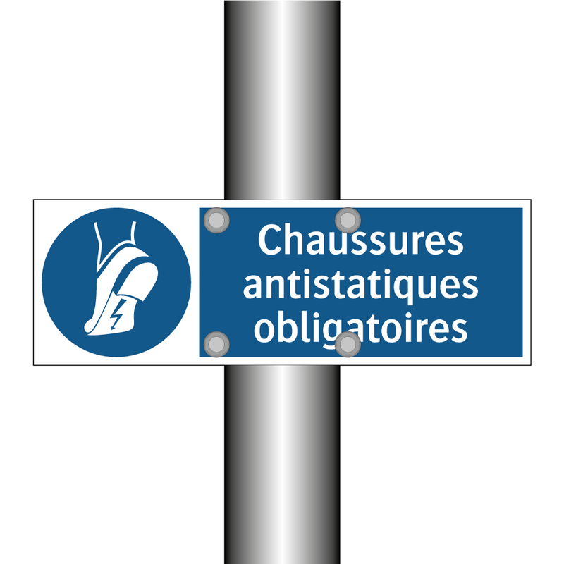 Chaussures antistatiques obligatoires