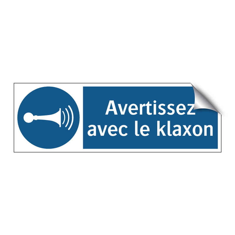 Avertissez avec le klaxon