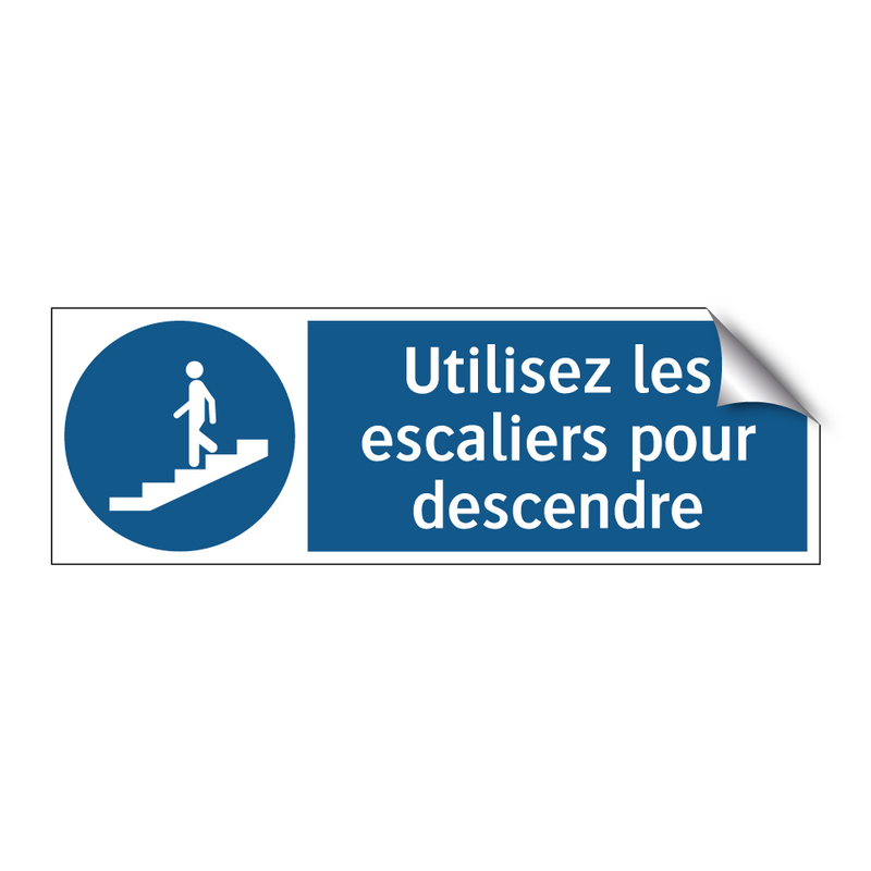 Utilisez les escaliers pour descendre