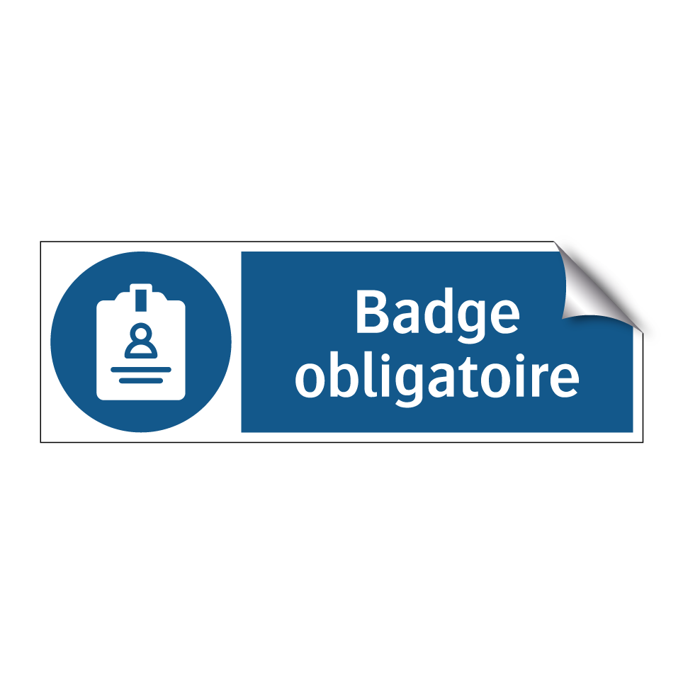 Badge obligatoire
