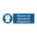 Blouses de laboratoire obligatoires