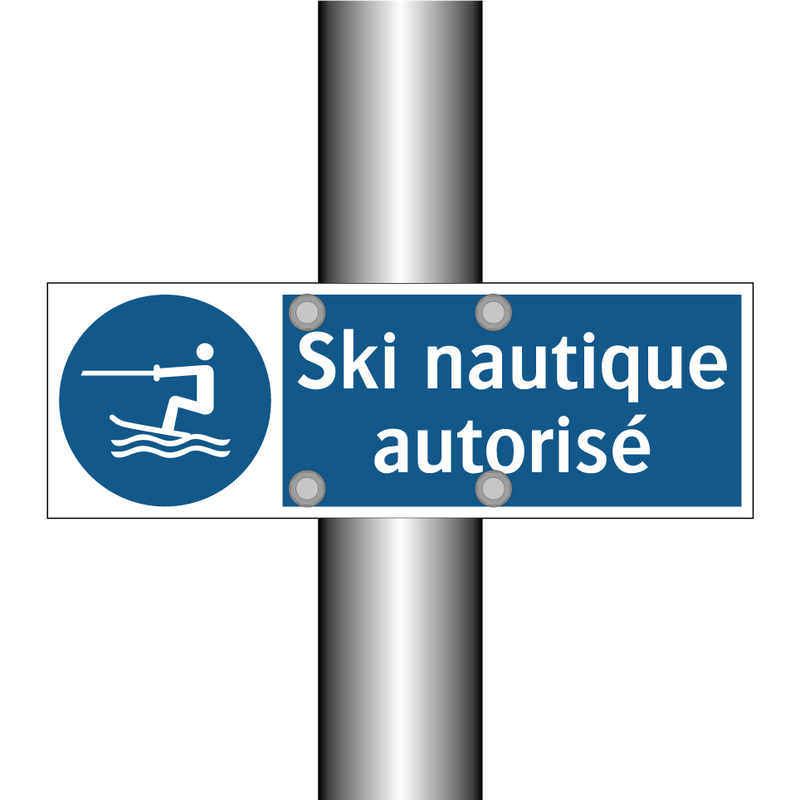 Ski nautique autorisé