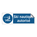 Ski nautique autorisé