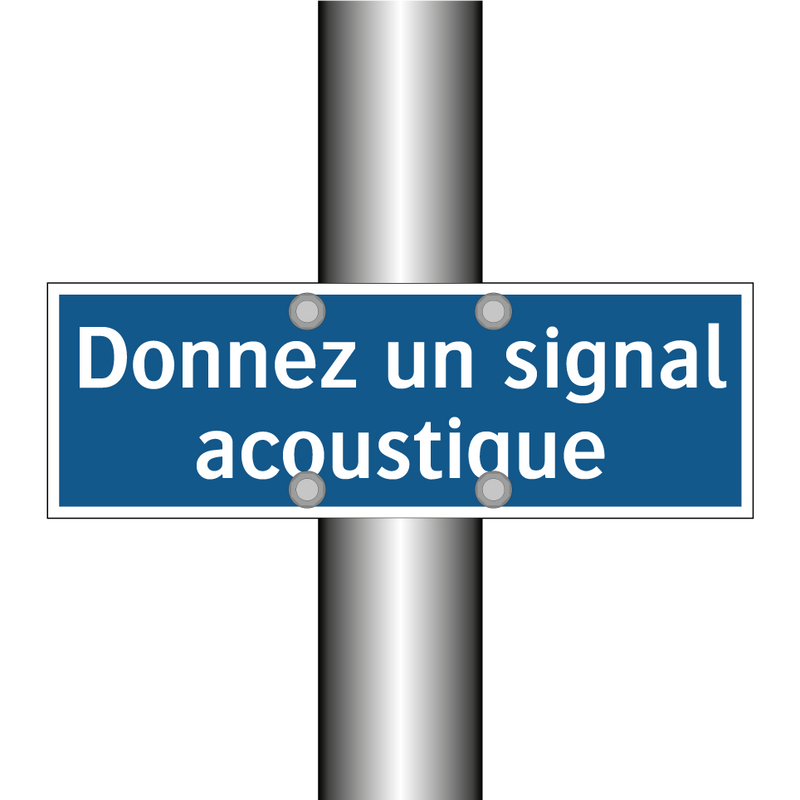 Donnez un signal acoustique