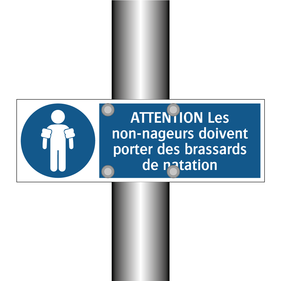 ATTENTION Les non-nageurs doivent porter des brassards de natation