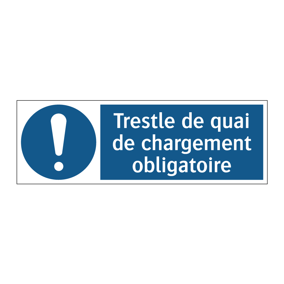Trestle de quai de chargement obligatoire