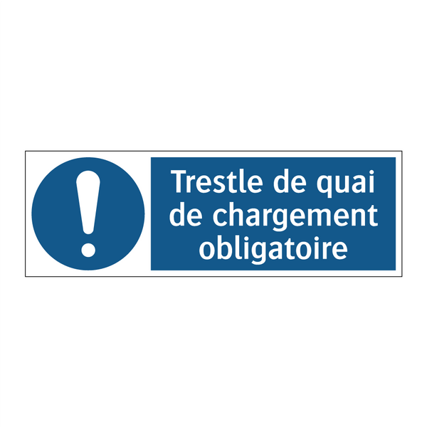 Trestle de quai de chargement obligatoire