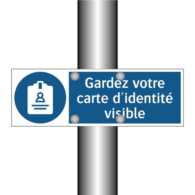 Gardez votre carte d'identité visible