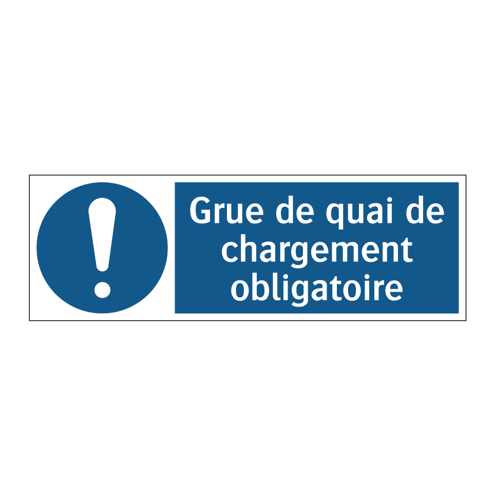 Grue de quai de chargement obligatoire