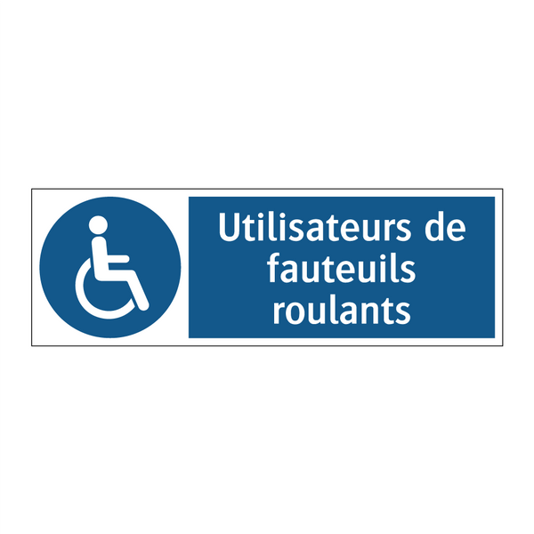 Utilisateurs de fauteuils roulants