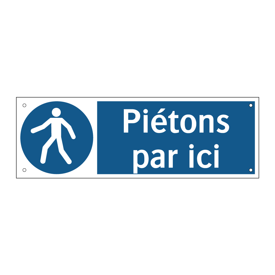 Piétons par ici