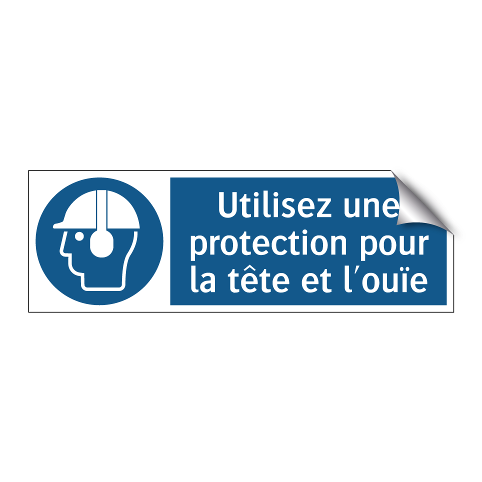 Utilisez une protection pour la tête et l'ouïe