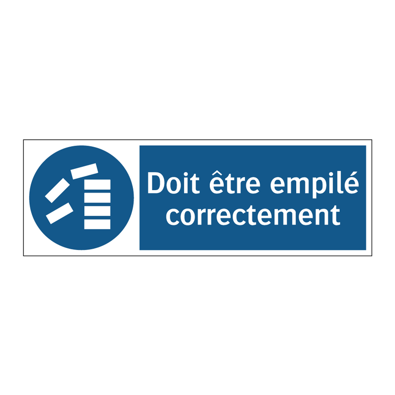 Doit être empilé correctement