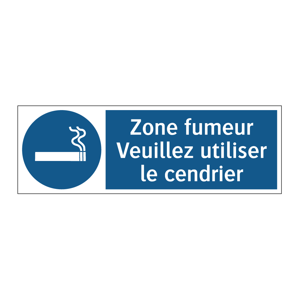 Zone fumeur Veuillez utiliser le cendrier