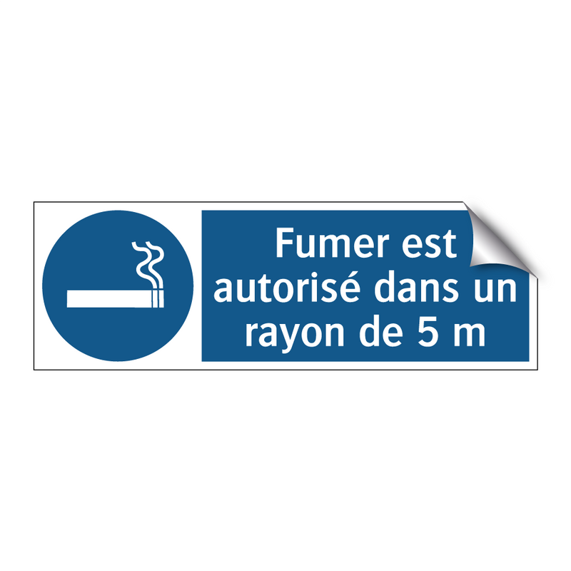 Fumer est autorisé dans un rayon de 5 m