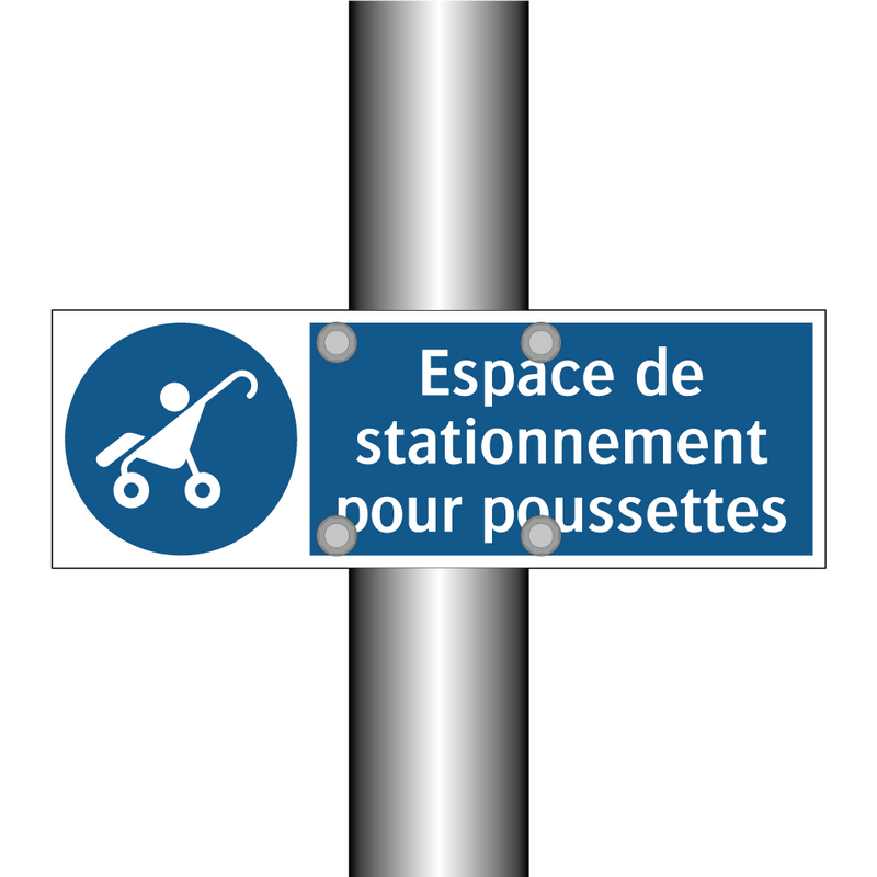 Espace de stationnement pour poussettes