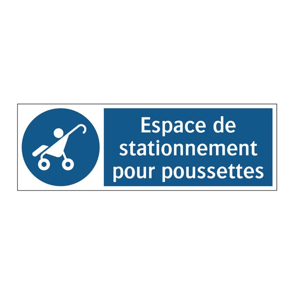 Espace de stationnement pour poussettes