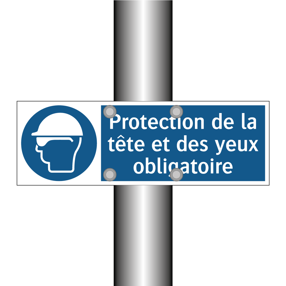 Protection de la tête et des yeux obligatoire