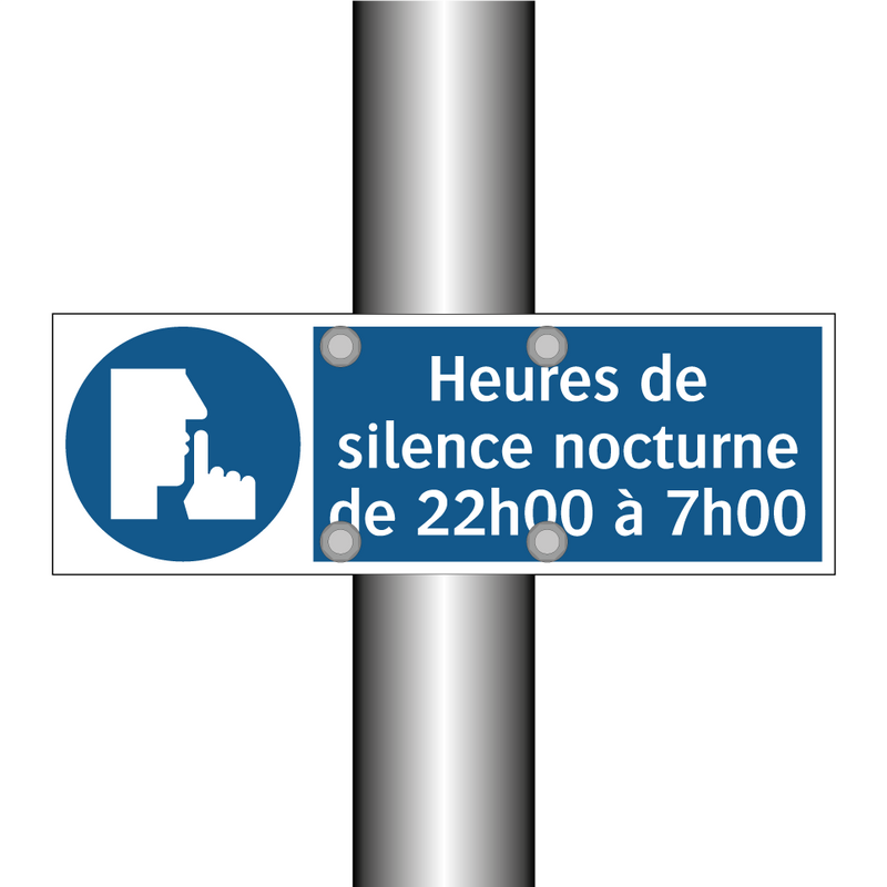 Heures de silence nocturne de 22h00 à 7h00