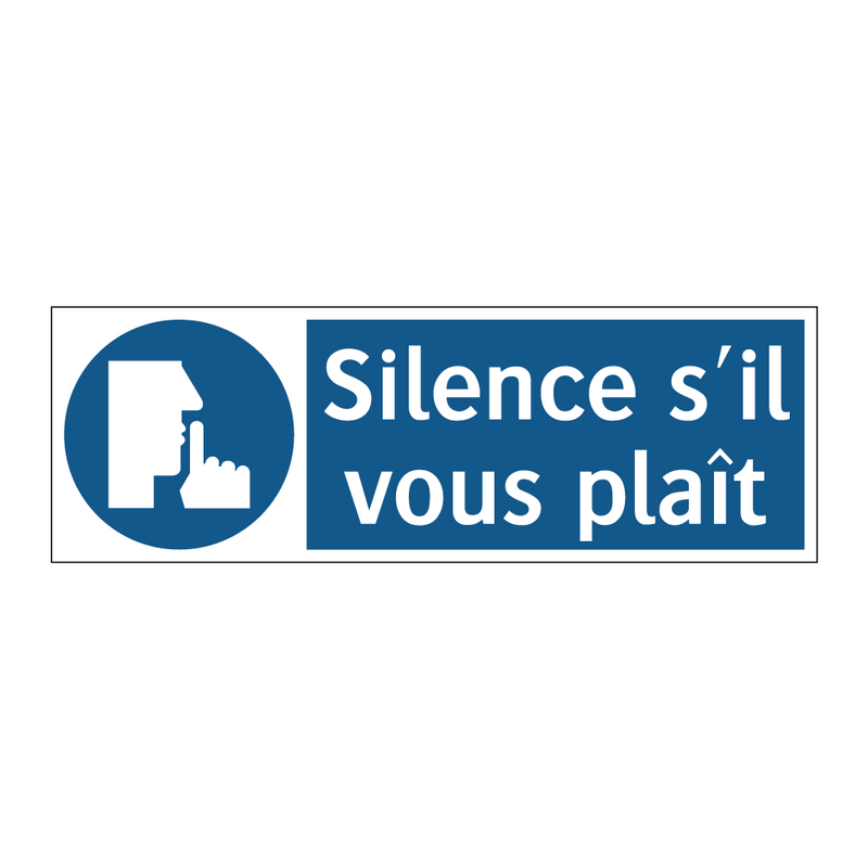 Silence s'il vous plaît
