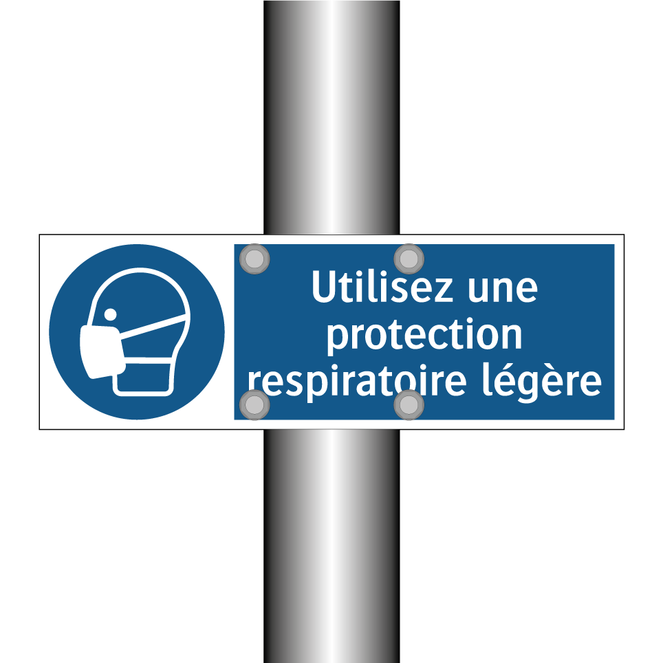 Utilisez une protection respiratoire légère