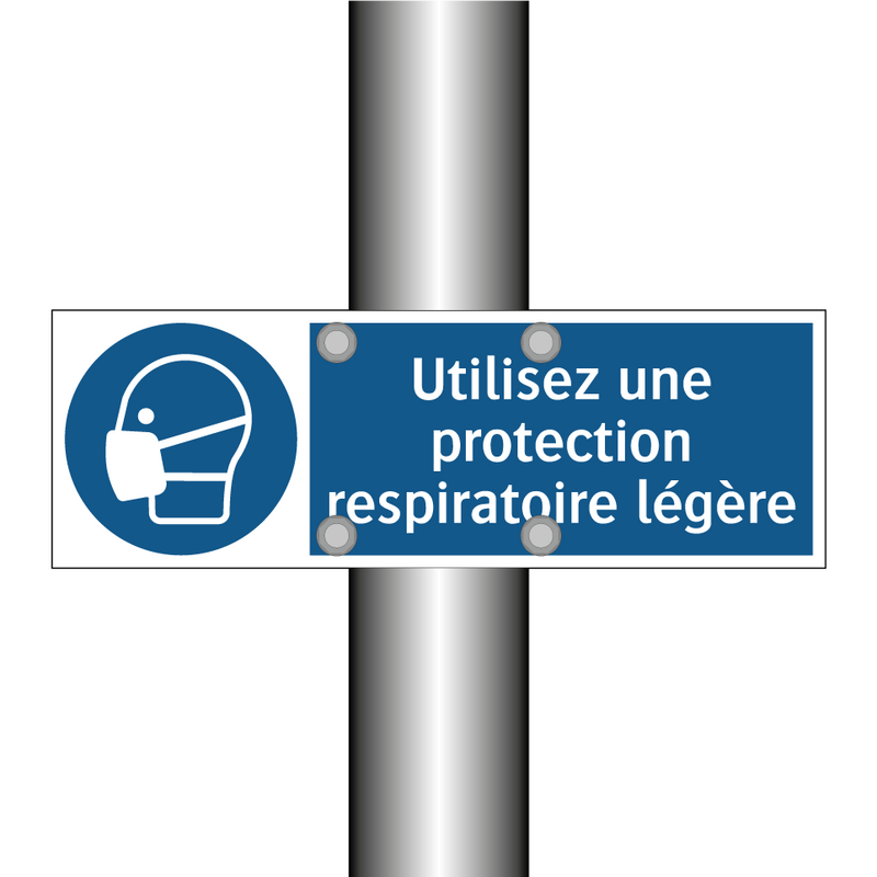 Utilisez une protection respiratoire légère