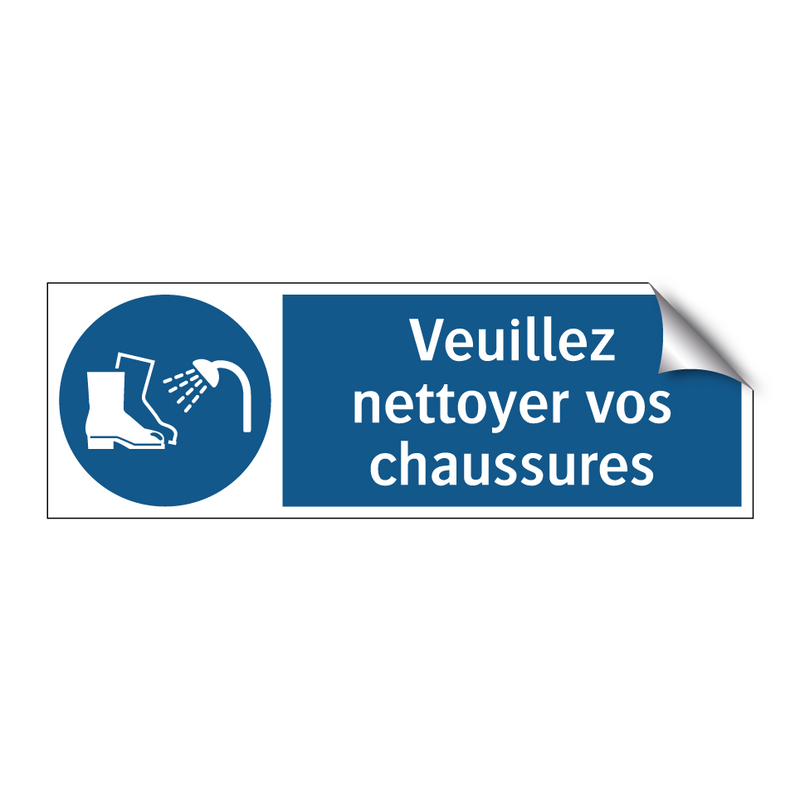 Veuillez nettoyer vos chaussures