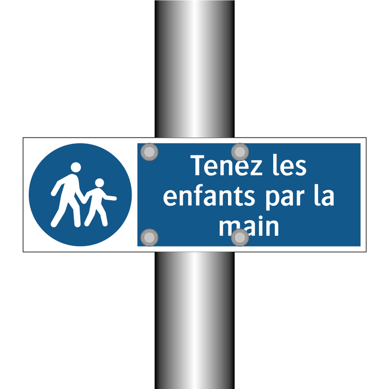 Tenez les enfants par la main