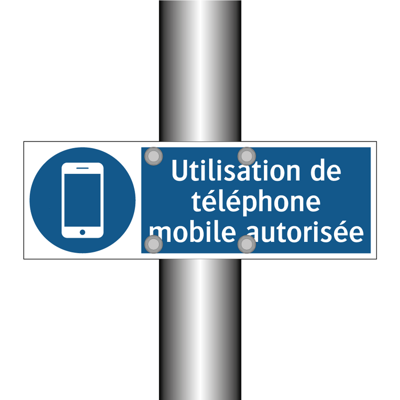 Utilisation de téléphone mobile autorisée