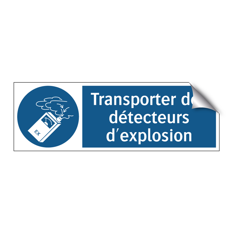 Transporter des détecteurs d'explosion