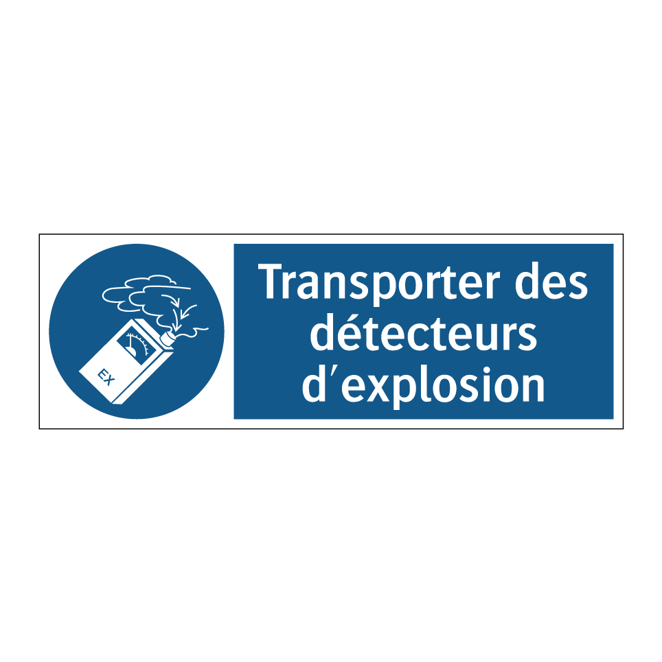 Transporter des détecteurs d'explosion