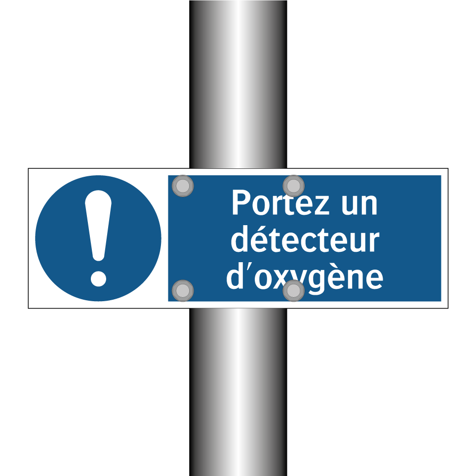 Portez un détecteur d'oxygène