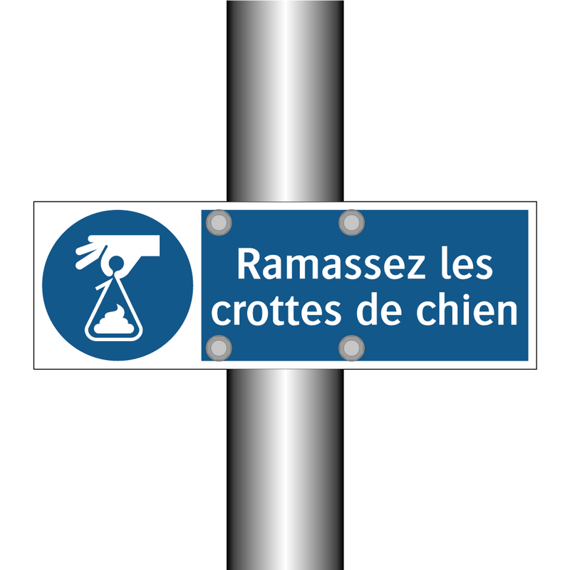 Ramassez les crottes de chien