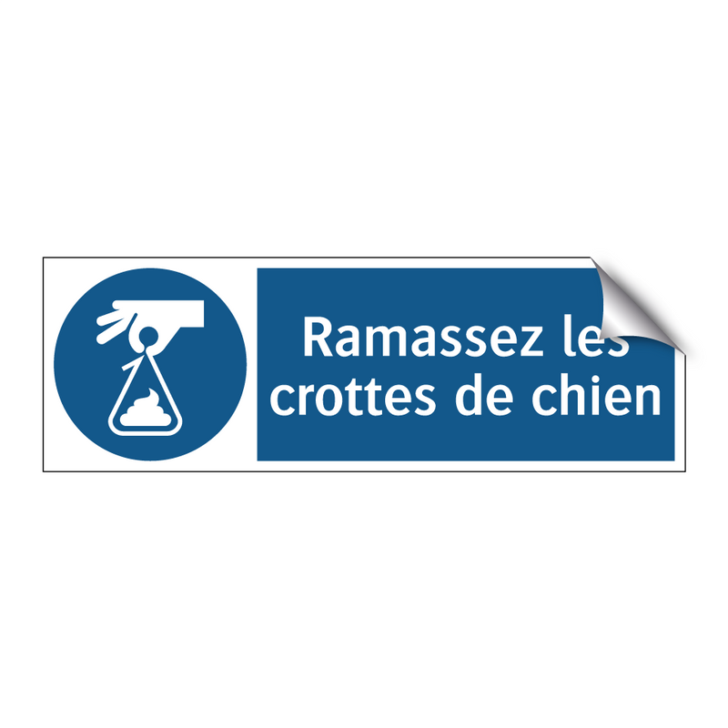 Ramassez les crottes de chien
