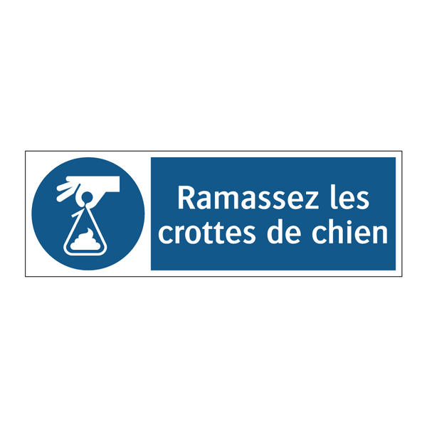 Ramassez les crottes de chien