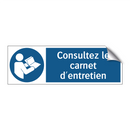 Consultez le carnet d'entretien