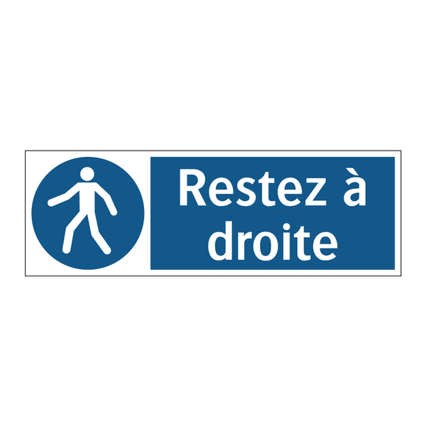 Restez à droite