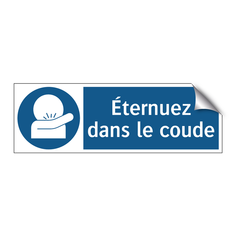 Éternuez dans le coude
