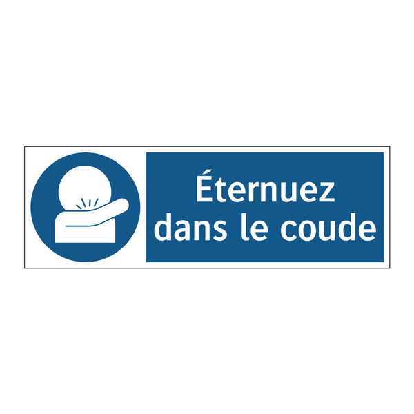 Éternuez dans le coude