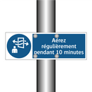 Aérez régulièrement pendant 10 minutes