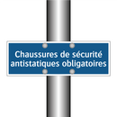 Chaussures de sécurité antistatiques obligatoires