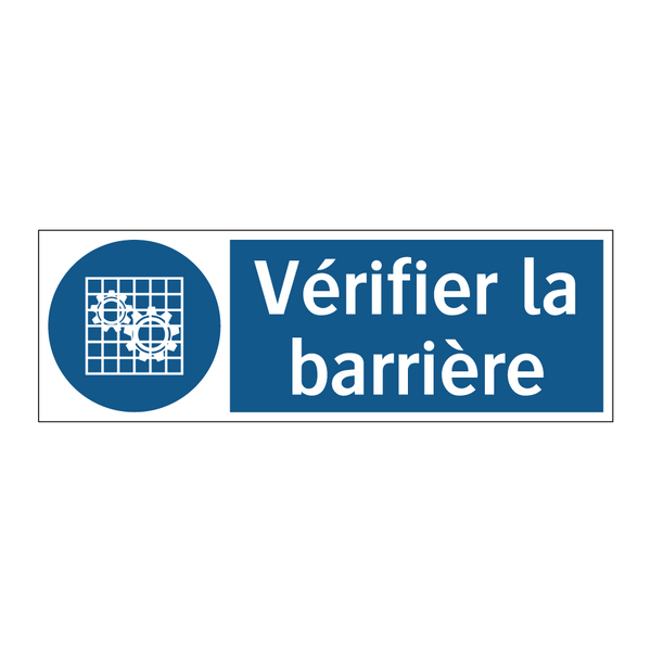 Vérifier la barrière