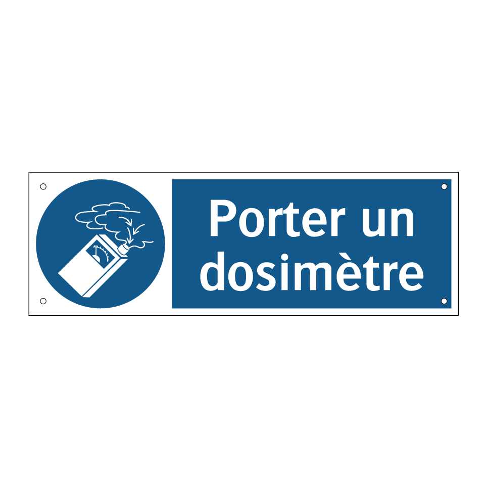Porter un dosimètre