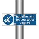 Stationnement des poussettes autorisé