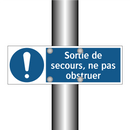 Sortie de secours, ne pas obstruer