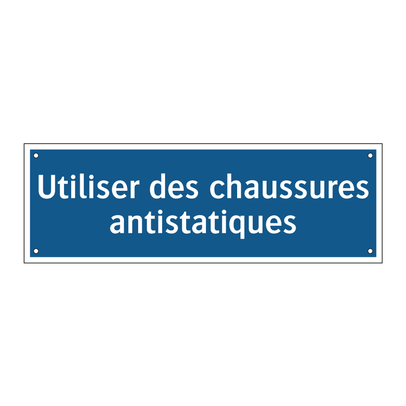 Utiliser des chaussures antistatiques