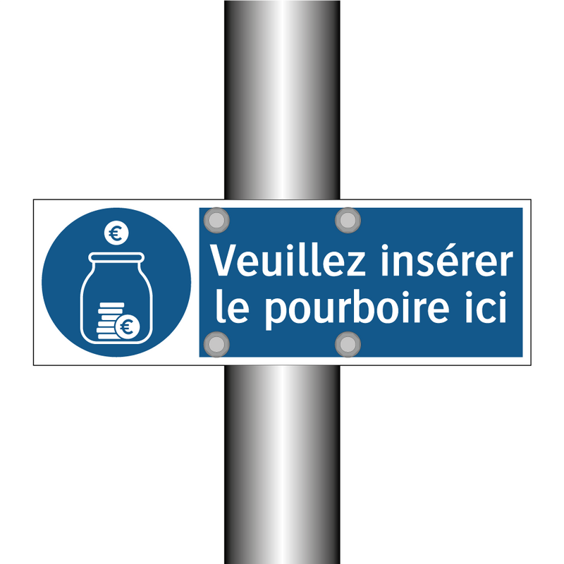 Veuillez insérer le pourboire ici