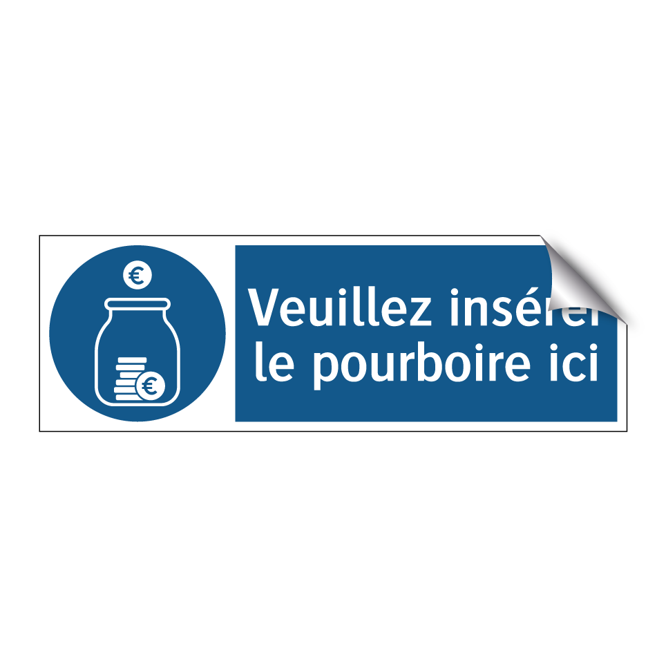 Veuillez insérer le pourboire ici